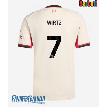 Liverpool Florian Wirtz #7 Tricou Fotbal Replică 2025-26 Barbati Deplasare